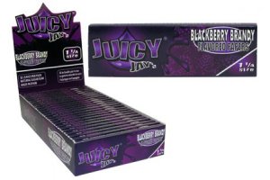 Juicy Jay´s ochucené papírky Blackberry Brandy, box 24ks